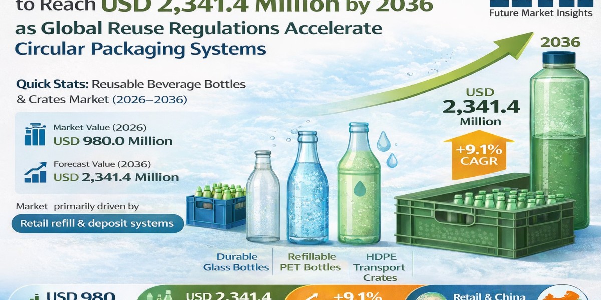Global Demand for Reusable Beverage Bottles & Crates Surges Amid Sustainability Policies